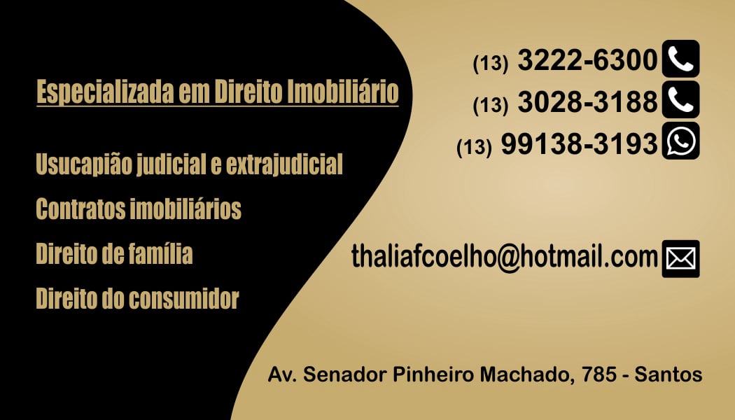 cartão thalia verso